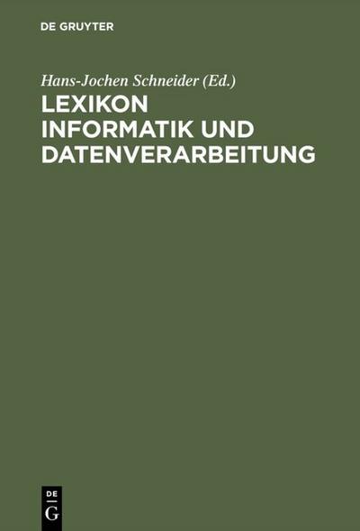 Lexikon der Informatik und Datenverarbeitung