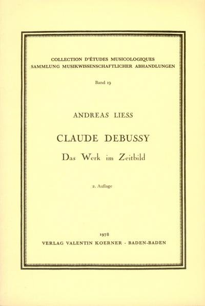 Claude Debussy Das Werkim Zeitbild