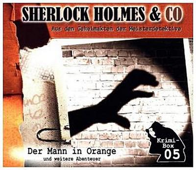 Sherlock Holmes & Co - Die Krimi Box. Box.5, 3 Audio-CDs