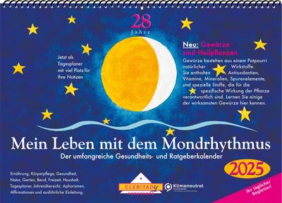 Mein Leben mit dem Mondrhythmus 2024 Wandkalender A4