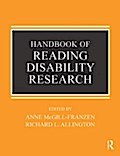 Handbook of Reading Disability Research