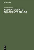Neu entdeckte Fragmente Philos