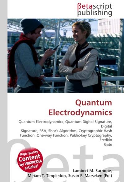 Quantum Electrodynamics - Lambert M Surhone