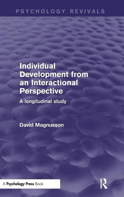 Individual Development from an Interactional Perspective