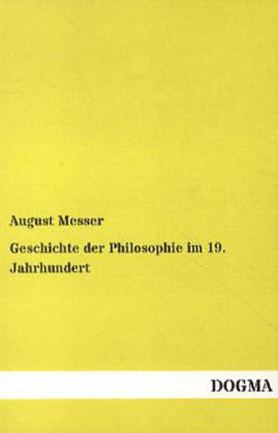 Geschichte der Philosophie im 19. Jahrhundert
