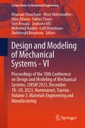 Design and Modeling of Mechanical Systems - VI