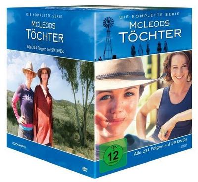 McLeods Töchter - Die komplette Serie im Schuber, 59 DVDs