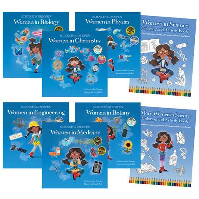 Wissinger, M: Women in Stem Paperback Book Set with Coloring