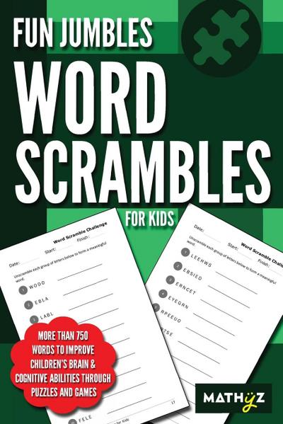 Fun Jumbles Word Scrambles for Kids