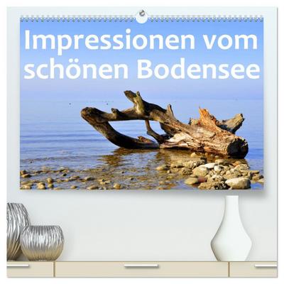 Impressionen vom schönen Bodensee (hochwertiger Premium Wandkalender 2024 DIN A2 quer), Kunstdruck in Hochglanz
