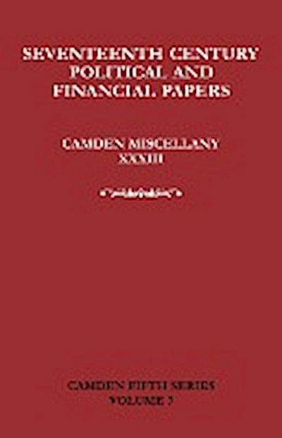 Seventeenth-Century Parliamentary and Financial Papers