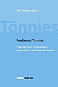 Ferdinand Tönnies: Philosophische Terminologie in psychologisch-soziologischer Ansicht
