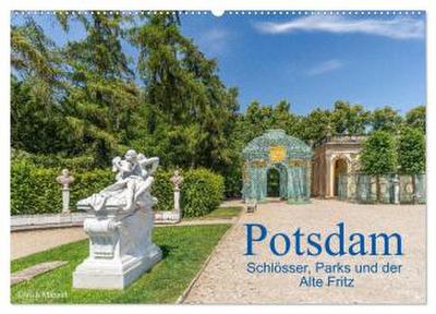 Potsdam - Schlösser, Parks und der Alte Fritz (Wandkalender 2026 DIN A2 quer), CALVENDO Monatskalender