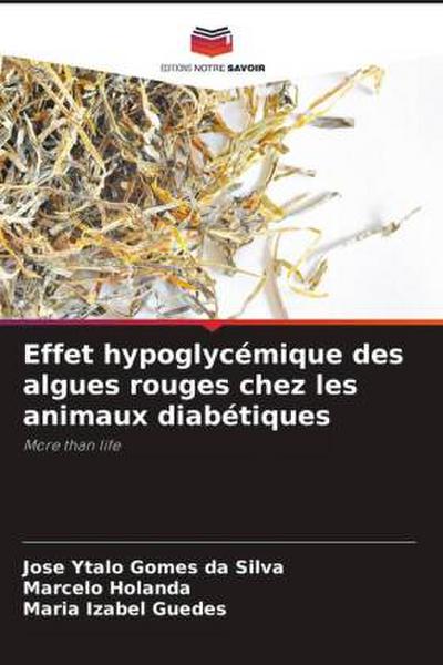 Effet hypoglycémique des algues rouges chez les animaux diabétiques