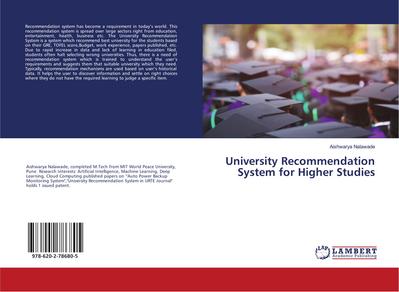 University Recommendation System for Higher Studies