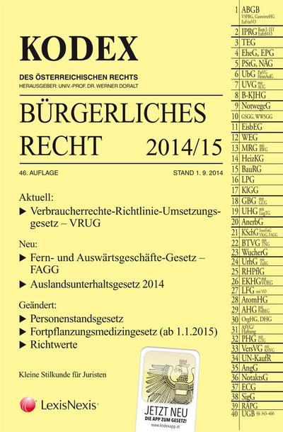 Kodex Bürgerliches Recht 2014/15