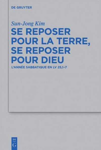 Se reposer pour la terre, se reposer pour dieu