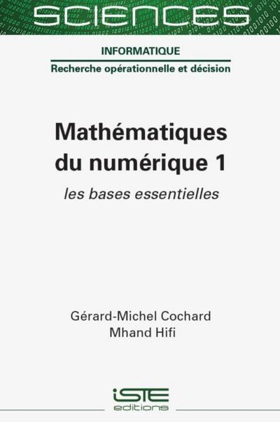 Mathematiques du numerique 1