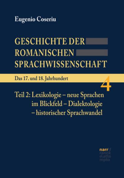 Geschichte der romanischen Sprachwissenschaft Geschichte der romanischen Sprachwissenschaft; .