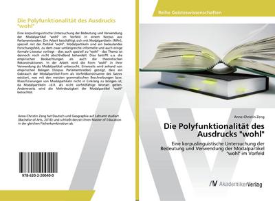 Die Polyfunktionalität des Ausdrucks "wohl"