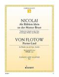 Als Büblein klein an der Mutterbrust / Porterlied: Trinklied des Falstaff aus "Die lustigen Weiber von Windsor" / aus: "Martha". Bass und Klavier. (Edition Schott Einzelausgabe)