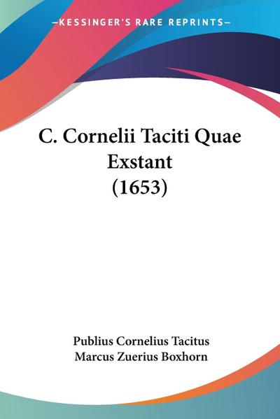 C. Cornelii Taciti Quae Exstant (1653)