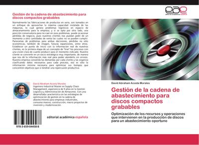 Gestión de la cadena de abastecimiento para discos compactos grabables