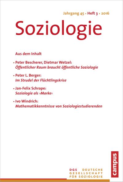 Soziologie Jg. 45 (2016) 3