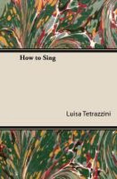 How to Sing