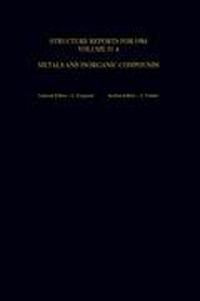 Structure Reports for 1984, Volume 51A