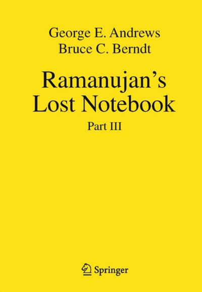 Ramanujan’s Lost Notebook