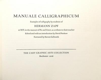 Manuale Calligraphicum