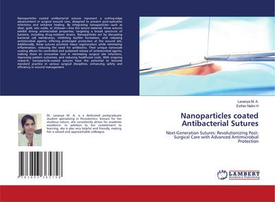 Nanoparticles coated Antibacterial Sutures