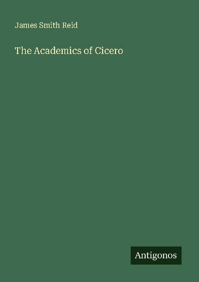 The Academics of Cicero