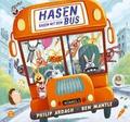 Hasen rasen mit dem Bus