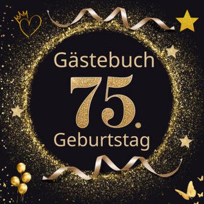GÄSTEBUCH "Gold Klassik" zum 75. Geburtstag