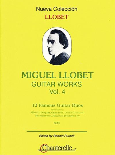 12 famous Guitar Duos of Works by Albeniz, Daquin, Granados...for guitar solo