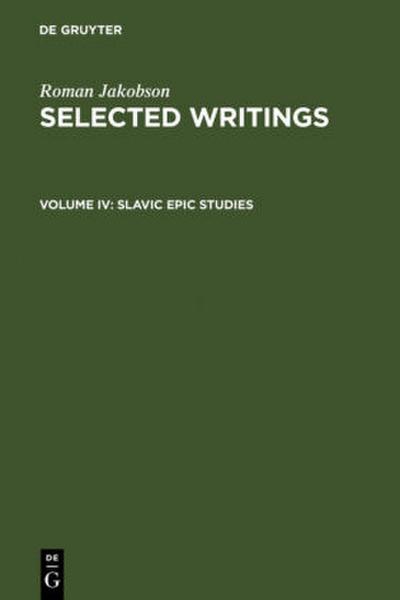 Slavic Epic Studies