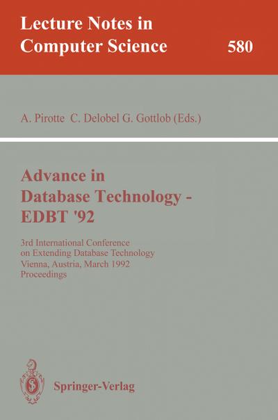 Advances in Database Technology - EDBT ’92