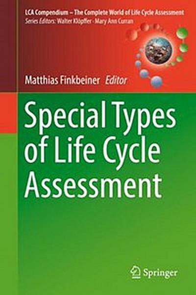 Special Types of Life Cycle Assessment