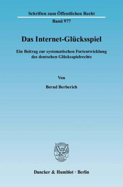 Das Internet-Glücksspiel
