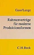 Rahmenverträge für moderne Produktionsformen