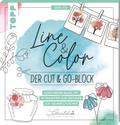 Line & Color – Der Cut & Go-Block: Ausschneide-Block mit 30 Projekten zum Zeichnen auf Aquarellflächen