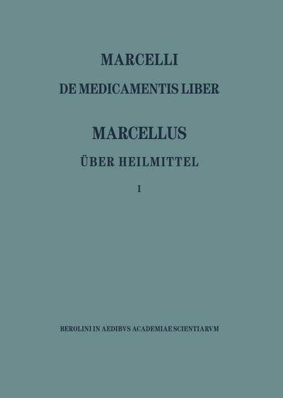 Marcellus - Über Heilmittel 1