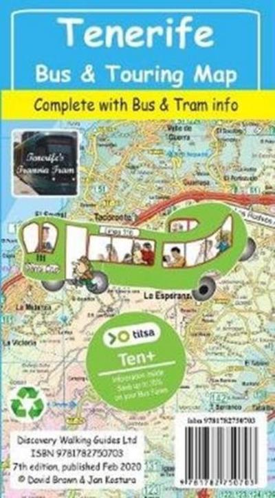 Kostura, J: Tenerife Bus & Touring Map