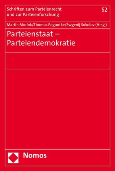 Parteienstaat - Parteiendemokratie