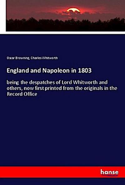 England and Napoleon in 1803