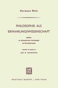 Philosophie als Erfahrungswissenschaft