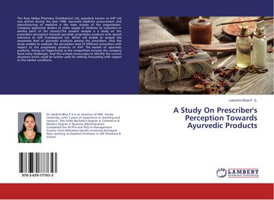 A Study On Prescriber’s Perception Towards Ayurvedic Products