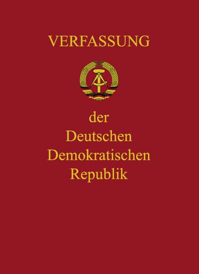 Verfassung der DDR.
